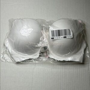 VICTORIA'S‎ SECRET 38D Shine Patch Push-Up Perfect Shape Bra White